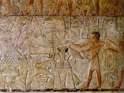 Мифология, Древний Египет, фреска
