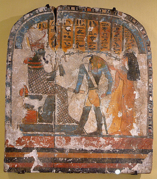 Египетский бог Осирис и Исида